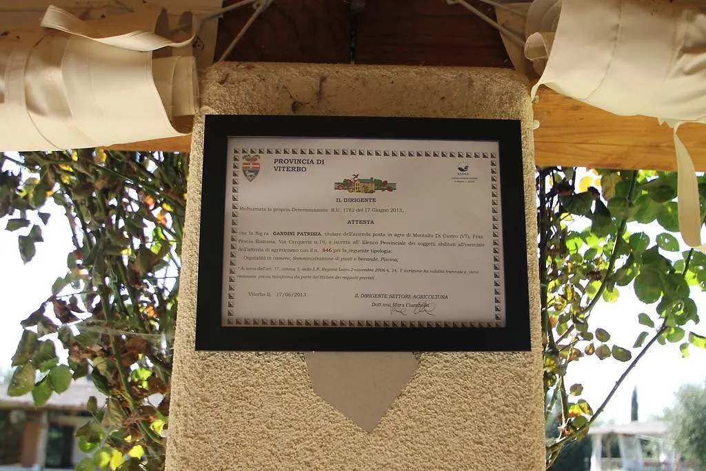 Lantgård Agriturismo L'Incontro Villa Pescia Romana